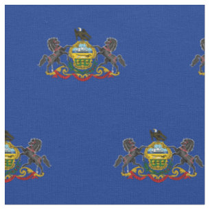 Patriotisk Pennsylvania statlig flagga Tyg