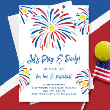 Patriotisk Pickleball & Fyrverkeri 4:e Juli Fest