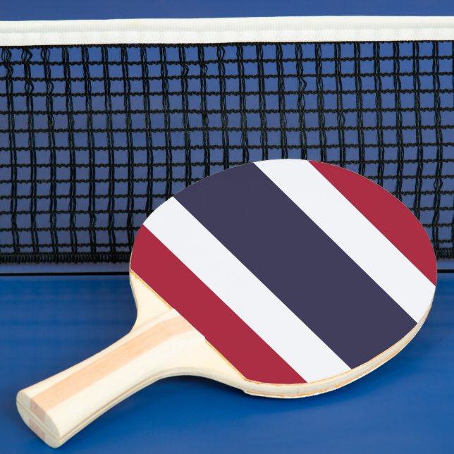 Patriotisk pingisracket med Thailands flagga (Insitu)