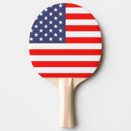 Patriotisk pingpongpaddel med amerikansk flagga pingisracket