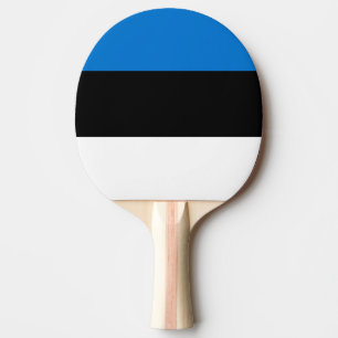 Patriotisk, pingpongpaddel med Flagga av Estland Pingisracket