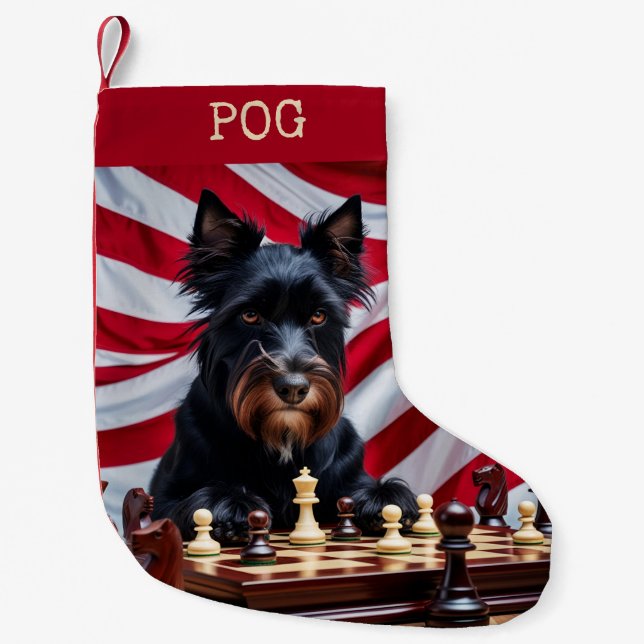 Patriotisk Pog Liten Julstrumpa (Framsidan)