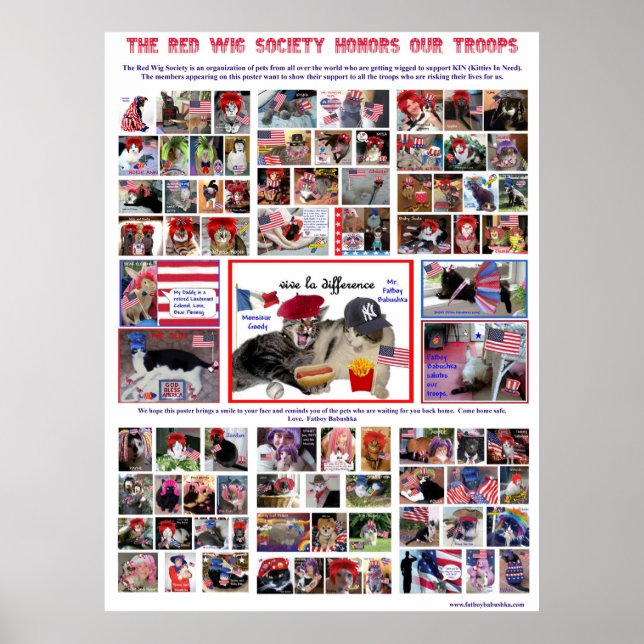 Patriotisk Poster av Fatboy Babushka (Framsidan)