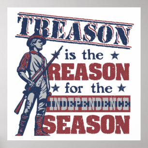 Patriotisk Poster - Vintage Americana