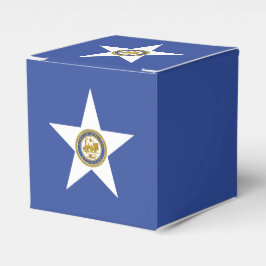 Patriotisk presentbox med Houstonflaggan Presentaskar