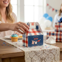 Patriotisk presentlåda för babyfirande