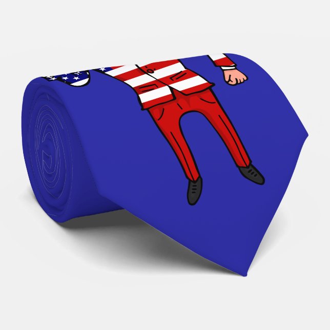 Patriotisk president Donald Trump Funny Tecknad US Slips (Rullad)