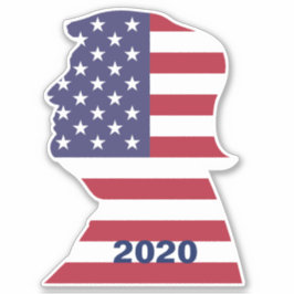 Patriotisk president Val 2020 Amerikanska Flagga Klistermärken