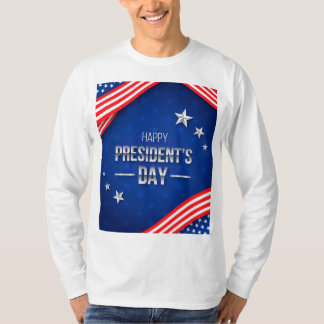 Patriotisk presidentens dag T-Shirt Design