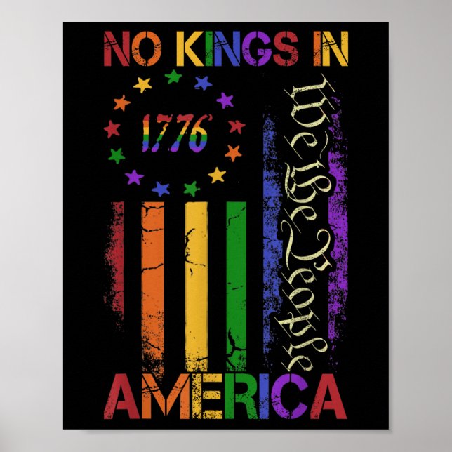 Patriotisk pro-demokratisk protest 14 juni Inga ku Poster (Framsidan)