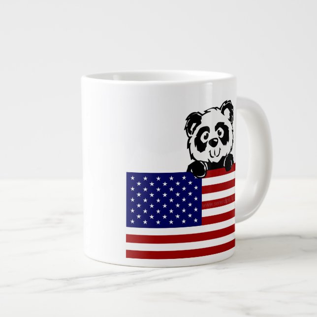 Patriotisk propaganda jumbo mugg (Framsida höger)