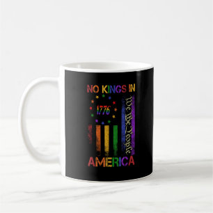 Patriotisk protest Inga kungar i Amerika Kaffemugg