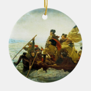 Patriotisk prydnad julgransprydnad keramik