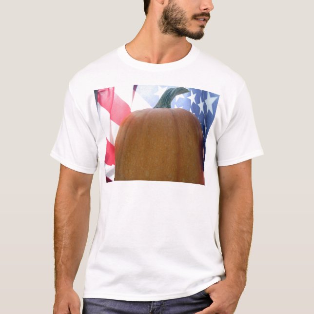 Patriotisk pumpa tee (Framsida)