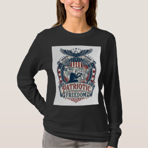 Patriotisk Pusselälskare Vektorgrafik T-shirt