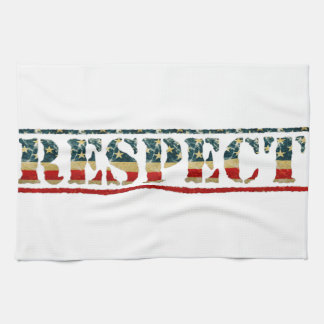 Patriotisk RESPEKT Kökshandduk
