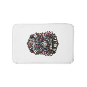 Patriotisk Rock Eagle Crest Musik Rock Metal Patri Badrumsmatta
