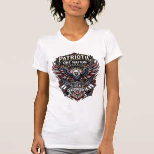 Patriotisk Rock Eagle Crest Musik Rock Metal Patri T Shirt