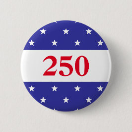 Patriotisk Röd Vit & Blå 250 Knapp