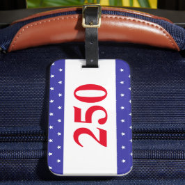 Patriotisk Röd Vit & Blå 250 Knapp Bagagebricka
