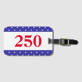 Patriotisk Röd Vit & Blå 250 Knapp Bagagebricka