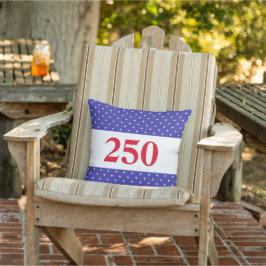 Patriotisk Röd Vit & Blå 250 Kudde