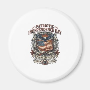 Patriotisk Rostflaggas överlevande Zombie Apokalyp Magnet
