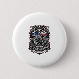 Patriotisk Rutt 1776 Riddare Biker Väg Frihet Patr Knapp