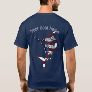 Patriotisk SailfishT-tröja Tee