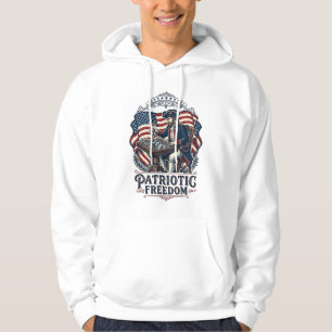 Patriotisk schackspelare vektor grafisk t-shirt hoodie