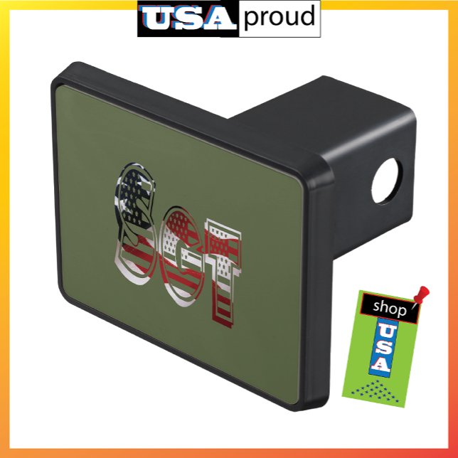 Patriotisk sergeant 🇺 🇸 militär unik dragkroksskydd (Skapare uppladdad)