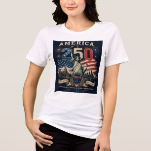 Patriotisk självständighetsdag 4 juli grafik t shirt