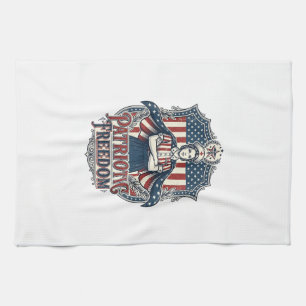 Patriotisk Sjuksköterska Vektor Grafisk T-Shirt_1 Kökshandduk