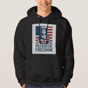 Patriotisk Sjuksköterska Vektor Grafisk T-Shirt Hoodie