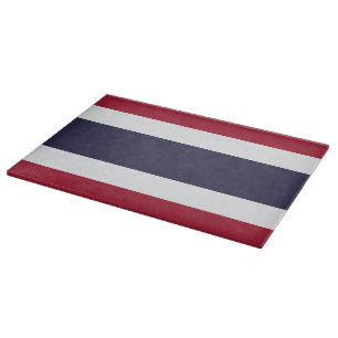 Patriotisk skärbräda med Flagga från Thailand