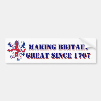 Patriotisk skotsk Storbritannien design Bildekal