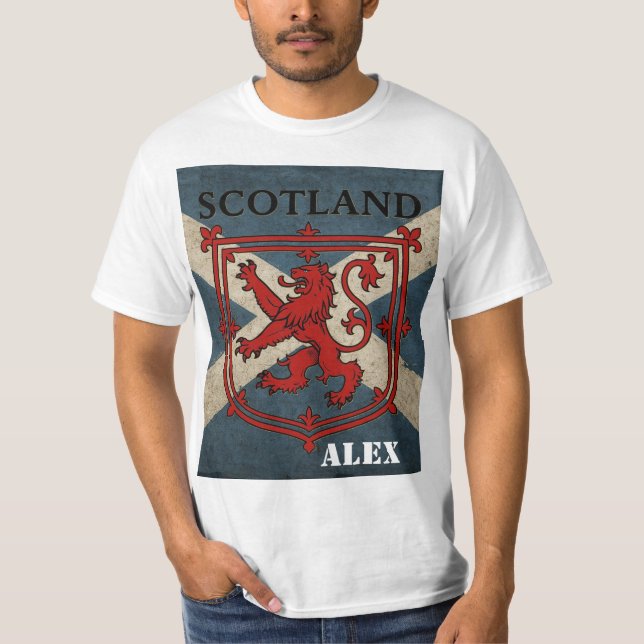 Patriotisk skotsk t-shirt (Framsida)