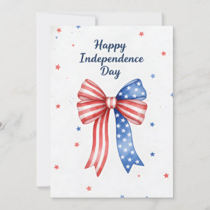 Patriotisk slinga Glad nationaldag! USA:s självstä Julkort