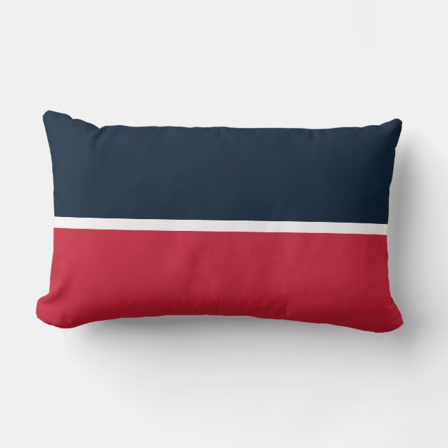 Patriotisk söderut eller är det Väster Dekorativ k Lumbarkudde (Framsida)
