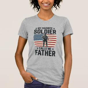 Patriotisk Soldat Pappa Vintage Vector Tröja Desi