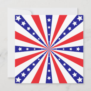 Patriotisk solstrålning inbjudningar