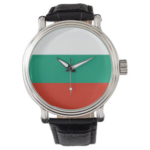 Patriotisk, speciell vakt med Flagga av Bulgarien Armbandsur