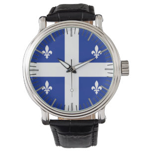 Patriotisk, speciell vakt med Flagga Quebec Armbandsur