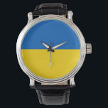 Patriotisk, speciell vakt med Flagga Ukraina Armbandsur<br><div class="desc">Lägg till ett litet ukrainskt pride i din tillbehöllamängd med vår exklusiv handklocka med Ukrainas flagga! Den här handklockan, som är uppgjord med stor noggrannhet, är mer än bara en funktionell tidspunkt. Den är en firande av Ukrainas arv och kulturella pride. Den pulserande designen visningar på ett framträdande sätt den...</div>