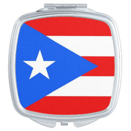 Patriotisk, speciella spegel med Puerto Rico flagg Fick Spegel