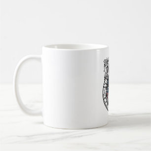 Patriotisk spök patriot skräck monster patriot 4 kaffemugg