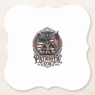 Patriotisk spök patriot skräck monster patriot I Underlägg Papper
