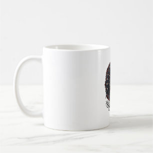Patriotisk spökpatriot skräckmonster patriot 4 kaffemugg