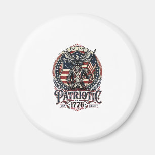 Patriotisk spökpatriot skräckmonster patriot I Magnet