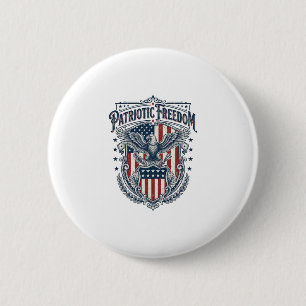 Patriotisk Stad Stolt Serie Vektor Grafisk T-Shirt Knapp